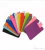 Porta carte di credito autoadesivo ultrasottile Set di carte Porta carte in silicone colorato per smartphone per iPhone X 8 7 6 S Sumsung S85014896