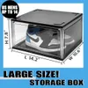 4 Pack Sneaker Storage för sneakerheads med magnetisk dörr 240306