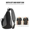 Mixi Männer Schulter Rucksack Frauen Sling Bag Umhängetasche USB Jungen Radfahren Sport Reise Vielseitig Mode Student Schule y240229