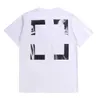 Hommes Femmes Mode Tops Sport Tshirt Été Designer Offs Chemise Blanche T-shirts De Luxe Coton Lâche T-shirts Casual Manches Courtes Peinture À L'huile T-shirts Hommes