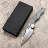 Yüksek uç Mech Warrior taktik katlanır bıçak M390 Blade TC4 Titanyum Alaşım Söküm Taşıyıcı EDC Cep Bıçakları Kamp Avcılık Bıçakları İki Renk Mevcut