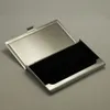 10PCS Blank DIY Stainless Steel Metal Business Name Credit ID Card Pocket Case Box Keeper Holder 240307