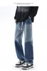 Jeans voor heren Casual wijde broek met wijde pijpen Trend Loose voor heren en dames American High Street Straight