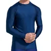 Uomo Rash Gusrd Camicie a compressione Protezione solare Nuoto Surf Immersioni T-shirt adatte per Boxe Taekwondo Jiu-Jitsu Sport 240308