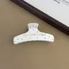 Koreaanse veelzijdige kleurrijke diamant azijnzuur klauw clip Franse lichte luxe diamant ingelegde achterlepel pan haar haai clip