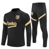 2023 2024 Barcelona TRACKSUIT Camisetas de futebol Jersey terno de treinamento FERRAN PEDRI 22/23/24 Half Zip homens e crianças SET barca futebol treino roupa suéter uniforme