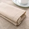 12st Linen Party Table Tyg Middag Servett Restaurang Hem Bröllopslinne Tyg NAPKINS 4 Size266Q