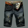 Mode Sommer Casual Baumwolle Männer Kurze Jeans Herren Bermuda Boardshorts Jeans Shorts Männer Zerrissene Plus Größe 28-36