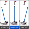 A vara magnética do alinhamento do clube de golfe dos cintos ajuda a visualizar e alinhar seu treinamento de balanço de auxílio S