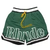 Gym shorts rude shorts man men short designer hip-hop Patterned five point shorts Running Sport Quick Dry Swim shorts rhude shorts luxury shorts basketball shorts Y2