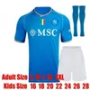 23 24 24 Neapoli piłka nożna Maglia Neapol Anguissa Oliverazielinski 2023 2024 KVARATSKHELIA KIBKI Piłka nożna Osimhen Fabian Lozano Ssc Napoli Maillots de Foot