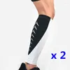 Knäskydd kompressionsben Syle Shin Guard Män som kör cykelbasket Tennis Sportkalv Support Fitness Women Gym Cover