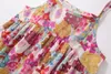 Meisjes Slipdress Kinderen Baby Baby's Kinderen Zomer Zoete Wind Puur Katoen Bloemen 240228