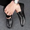 Casual Shoes Summer Comfort Business Breattable Leather Men Loafers Mocassins Plus Size 47 Slip on Driving Formal