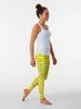 Active Pants Yellow Bricks Leggings Gym Womans Push Up Fitness Womens