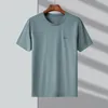 Top Grade Designer Hommes T-shirt Marque Tops À Manches Courtes Plaine Régulière De Base D'affaires Casual Mode Été Hommes Vêtements 240306