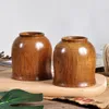 Table Mats Natural Coffee Mug Juice Handmade Wooden Log Wood Beer Color Milk Cup Tea Glass&Bottle Wellness Tumbler Set