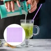 Engångskoppar sugrör 200 st cocktaildekorationer för drycker fest pipetter som dricker mjölk smoothie barn