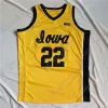 2023 Women Final Four Iowa Hawkeyes Basketball Jersey NCAA College Caitlin Clark Luka Garza 10 Joe Wiesskamp 5 CJ Fredrick 3 Bohannon 3