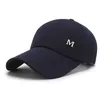 Wiosenna i letnia czapka baseballowa męska płótna m Long Edge Sunshade Hat Korean Fashion Cap