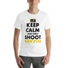 Męskie topy czołgowe zachowaj spokój i strzelaj tylko koszulki z koszulką Nikon T-shirt t-koszulki