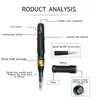 Digital Wireless Eyebrow Tattoo Machine Kit with Battery 5pcs Cartridge Needles PMU microblading tool Permanent Makeup Pen 240306