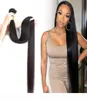 30 32 34 36 38 40 Inch Brazilian Body Wave Straight Hair Bundles 100 Human Hair Weaves Bundles Remy Hair Extensions4445925