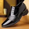 Casual Leather 628 Męskie buty biznesowe zwiększone 6 cm dojeżdżające do pracy trzy złącza formalne prace 440 218