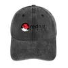 Береты Redhat Linux Ковбойская шляпа Sun Streetwear Snap Back для девочек и мужчин