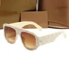 نظارة شمسية مصممة فاخرة نظارة شمسية تصميم الأزياء صناديق شمسية للرجل