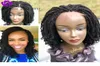 Perruques tressées courtes de mode pour les femmes noires Cornrow tresses perruques perruque avant de dentelle synthétique avec des cheveux de bébé perruque courte avec bouclés 4470482