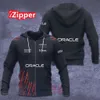 Sudadera con estampado 3D de F1 Racing para hombre, chaqueta del equipo de carreras rojo 2024, Sudadera con capucha para niños, jersey de toro informal con cremallera, gran oferta 2024