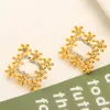 20Style 18k Gold Plated Designer Brand Earring Letter Ear Stud Women Fashion Pearl Earrings For Wedding Party Gift Jewelry Accessories Gifts