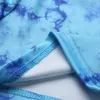 Frauen Shorts Bandage Tie-Dye Sexy Hohe Taille Biker Booty Frauen Blau Push-Up Mini Kurze Hosen Frühling Sommer mujer Yoga Cortos