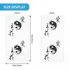 Sciarpe Ying Yang Koi Pesce Bandana Copricollo Passamontagna stampato Sciarpa avvolgente Copricapo multifunzionale Pesca Unisex Adulto Inverno