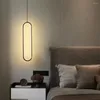 Pendant Lamps Minimalist Lamp Nordic Hanging Lights Bedroom Bedside Chandelier Light