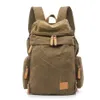 Backpack Fashion Classic Canvas Men's Tide Brand Casual European And American Retro Large-capacity Trend Travel Bag227E