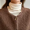 Kamizelki damskie polarowe kobiety 2024 Krótki jasny kolor bawełniany kurtka bez rękawów żeńska zimowa kamizelka kamizelki