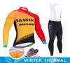 Winter Cycling Jersey Set 2020 Pro Team BAHRAIN Thermal Fleece Cycling Clothing Ropa Ciclismo Invierno MTB bike jersey bib pants k7159000