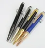 Flat Head White Crystal Top Metal Luxury Ballpoint Pen Office Office Writing Leverantör Famous Pens Germany6790689