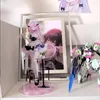 Klapety Honkai Impact 3rd Elysia Miss Pink Sweetheart Cosplay Cosplay Props Desktop Form Stand Forma Blak kluczyka szkolna torba wisząca