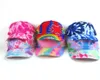 Baseball hats Summer casualn Tie Dyed ball cap snapback Unisex Adjustablel Versatile Sun Shading caps Fashion Hip Hop Sunscreen ha1606890