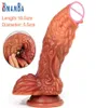 Soft Real Huge Dildo Suction Cup Long Cock Anal Plug Sex Toy for Men Women Lesbian Masturbators Double Skin Feel Big Thick Penis209739697