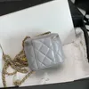 10A Mirror quality Small Lambskin Vanity Case Women Luxury Designer Cosmetic Bags Mini Lipstic Case With Box C139240i