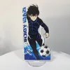 Klapety 15 cm kreskówka niebieska blokada anime figura isagi yoichi cosplay stojaki akrylowe modelu kreatywne biurko dekoracje stojące