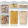 Food Storage Containers3Pcs BPAFree Kitchen and Pantry Organization Pop ContainersLeakproof Stackable Containers 240306