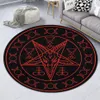 Dywany Sigil of Baphomet i Lucyfer Premium Round Dujan spersonalizowany prezent domowy rodzina powitalna Mat Funny313z