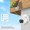 Linook ICSEE 5MP CCTV Solar Cell Outdorood Waterproof Bezprzewodowe Wi -Fi Kamera IP CCTV bezprzewodowe Wi -Fi MonitoringCamera360 240304