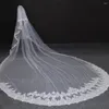 Bridal Veils High Quality 5 Meters Neat Sparkle Sequins Lace Edge 2T Wedding Veil With Comb 5M Long Luxury 2 Layers277l