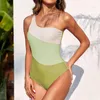 Kvinnors badkläder sexig bikini kvinnor baddräkt mode jumpsuit långärmad surfdräkt vårdykning hög midja bottnar